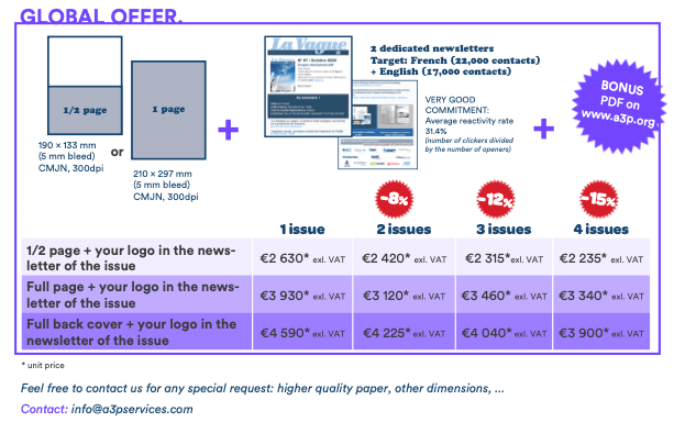 Tarif La Vague 2025