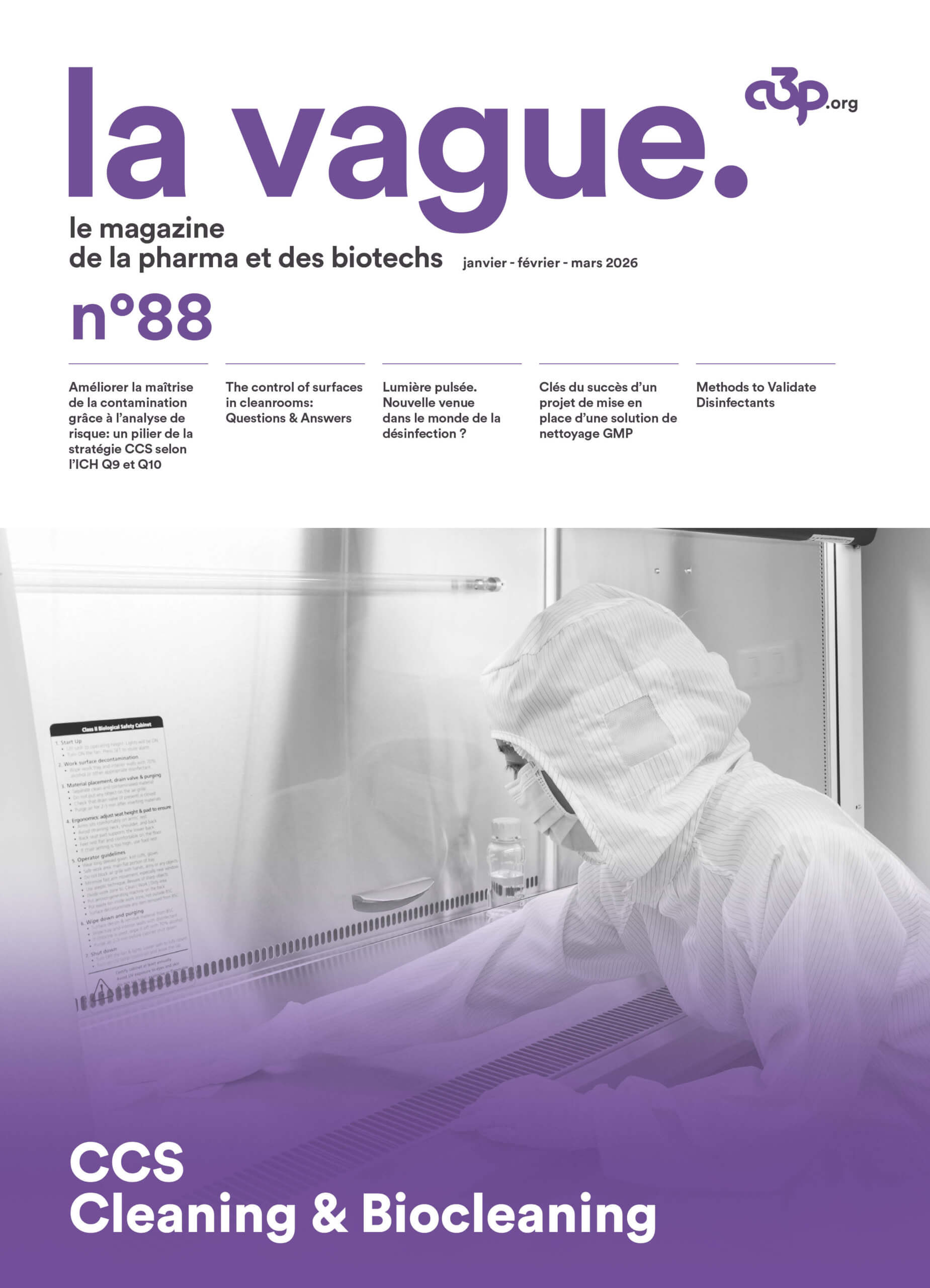 Une approche holistique de la maitrise de la contamination